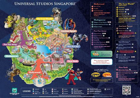 Map Universal Studios Singapore