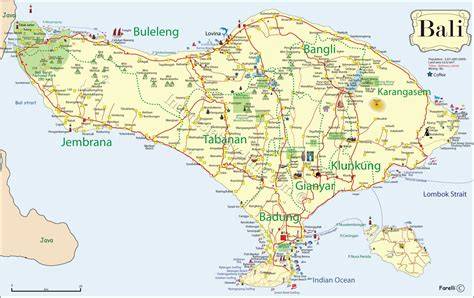 Map Van Bali
