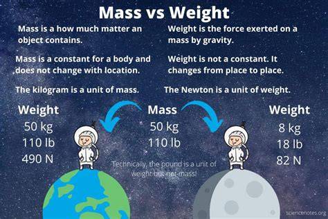 Mass Vs Weight