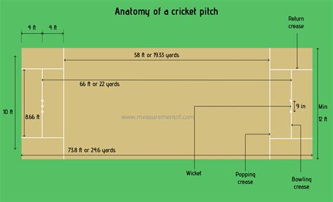 Measurement Of Cricket Pitch