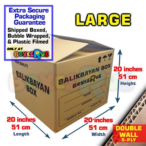 Measurement Of Jumbo Balikbayan Box