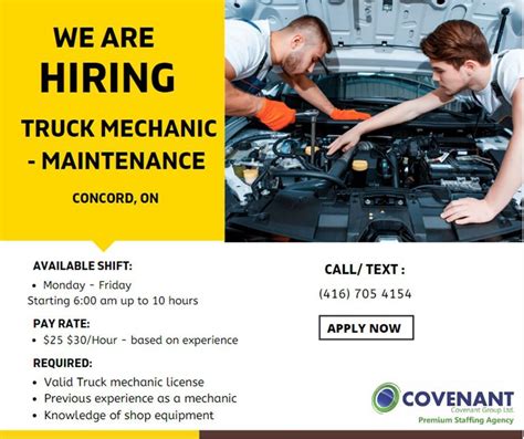 Mechanic Employment Opportunities