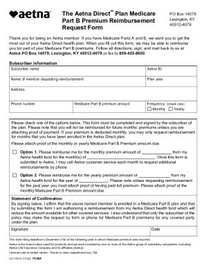 Medicare Part B Reimbursement