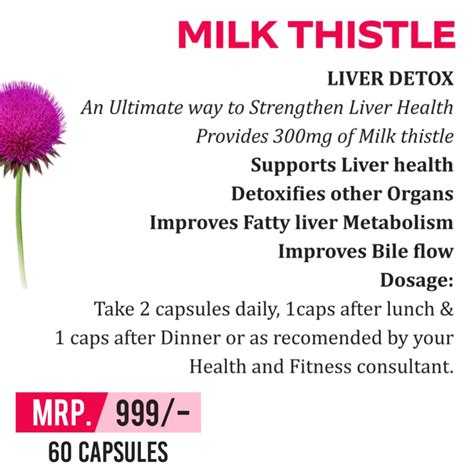 Milk Thistle Does It Help Liver