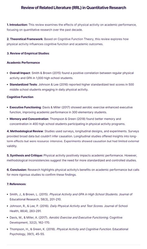 Minimum Of Rrl In Research