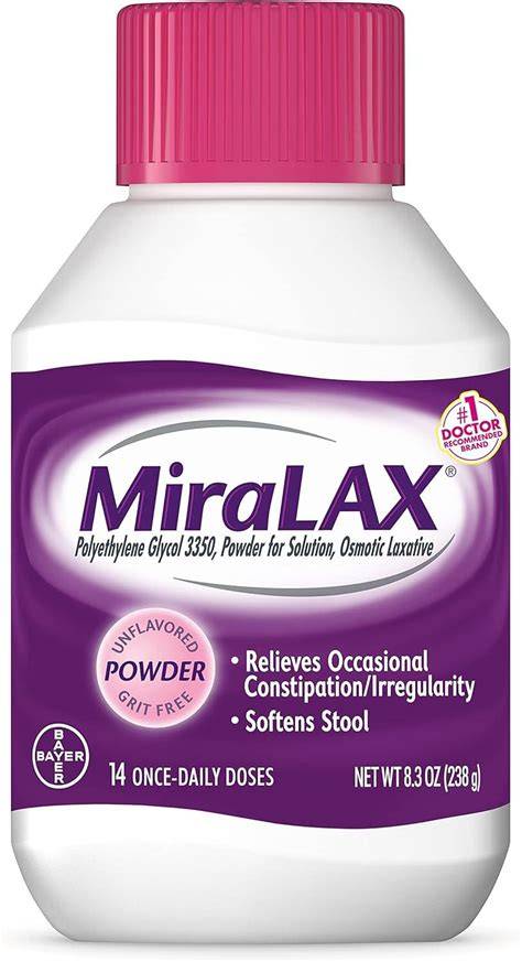 Miralax 238 Gram Bottle