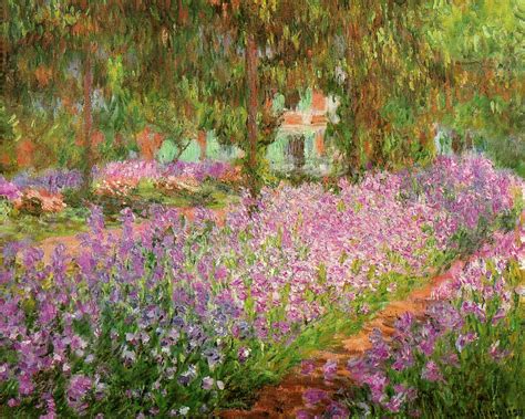 Monet Garden Painting
