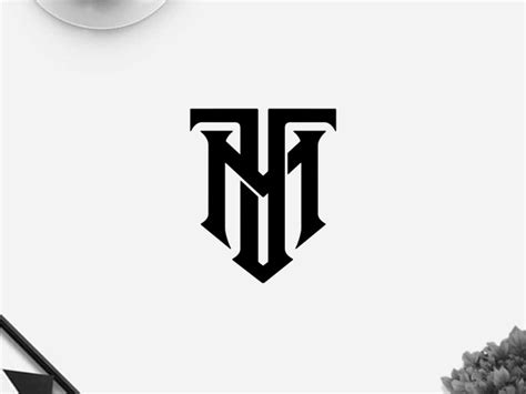 Monogram T M Silhouette