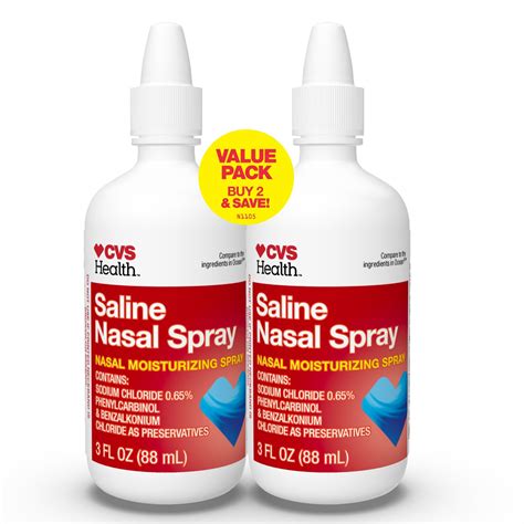Nasal Saline Spray For Sinusitis