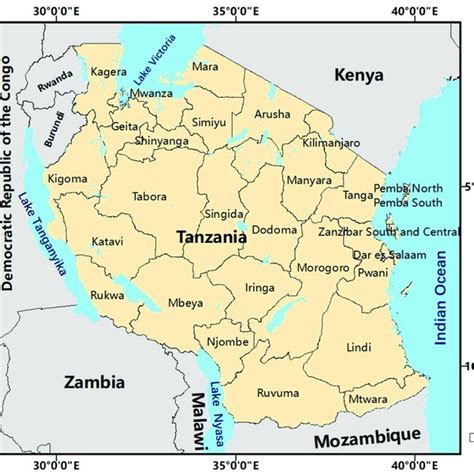 Neighbors Of Tanzania