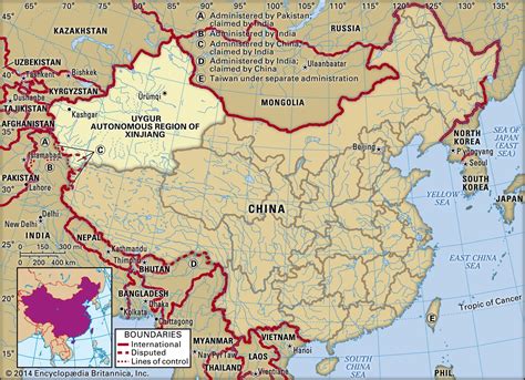 Neighbouring Countries Of Xinjiang