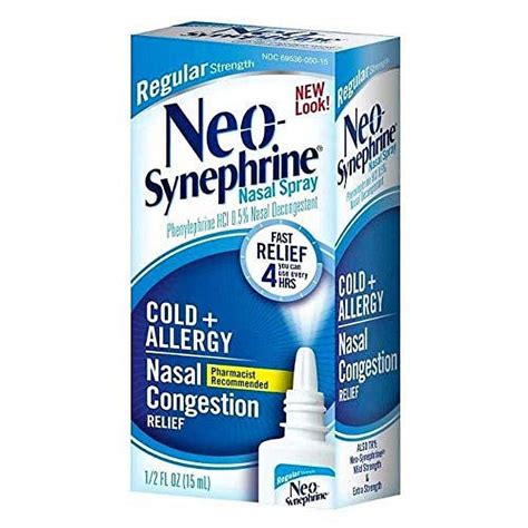 Neo Synephrine Nasal Spray