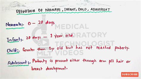 Neonate Definition
