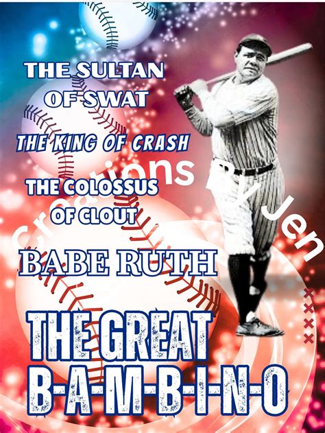 Nicknames For Babe Ruth