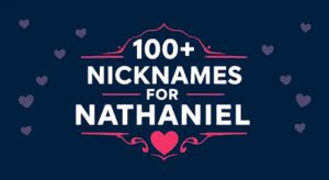 Nicknames For Nathaniel