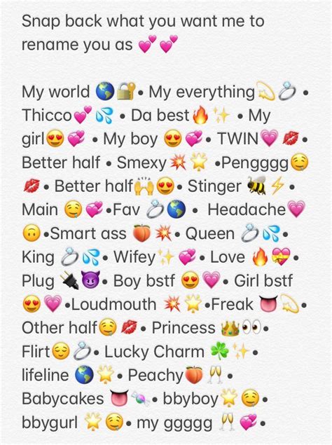 Nicknames For Your Crush Boy