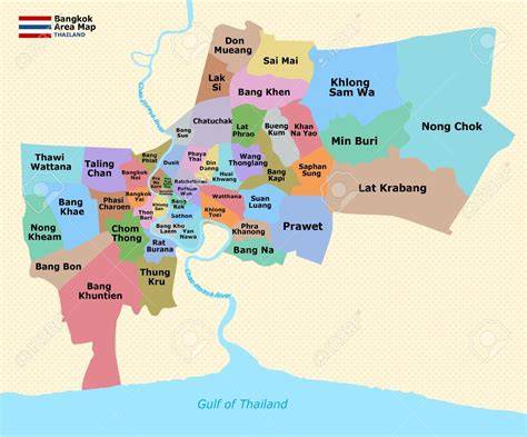 North Of Bangkok Map