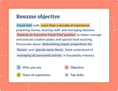 Objective Statement For Resume
