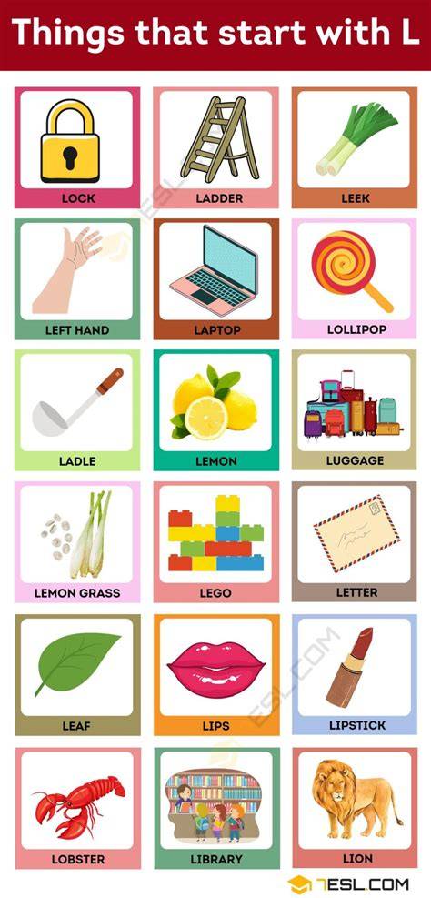 Objects That Look Like Letter L