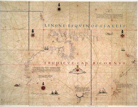 Old Dutch Map Of Australia
