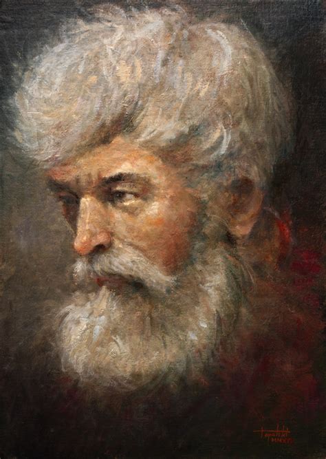 Old Man Portrait Painting