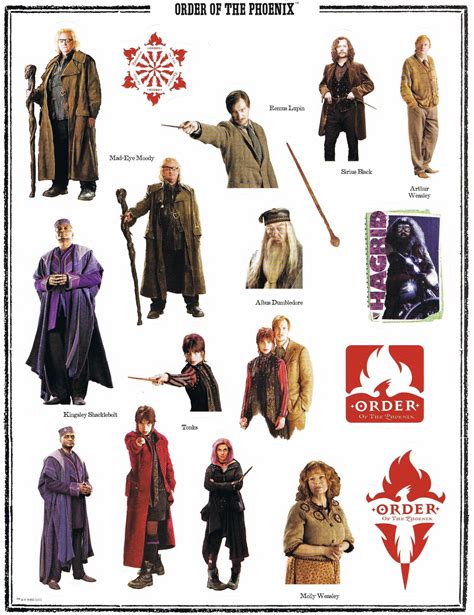 Order Of The Phoenix Members