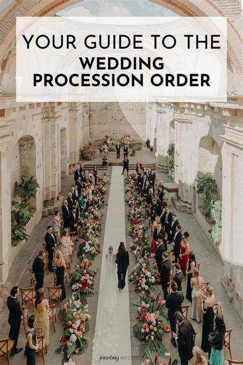 Order Of Wedding Processional