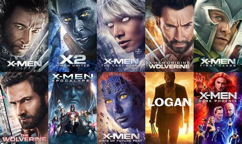 Order Of X Men Films