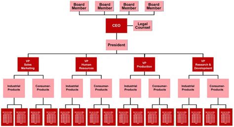 Organizational Structure Of H And M Company