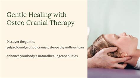 Osteo Cranial Therapy