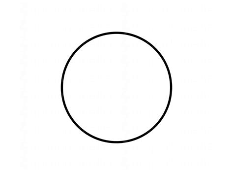 Outline Of A Circle