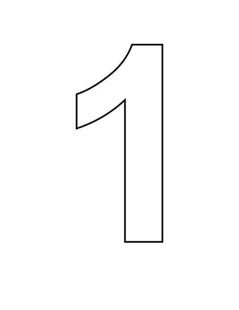 Outline Of Number 1