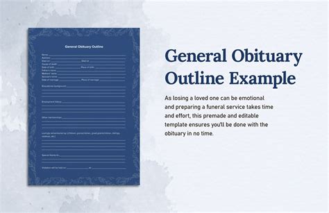 Outline Of Obituary