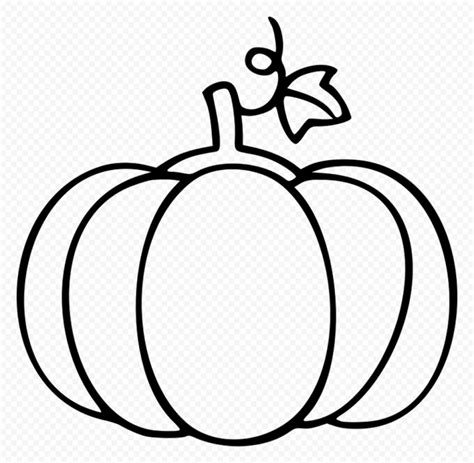 Outline Of Pumpkin
