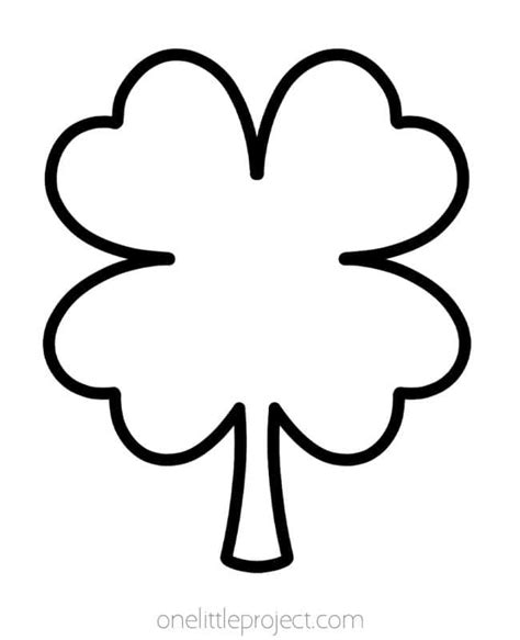 Outline Of Shamrock