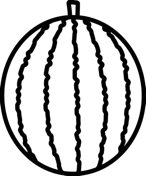 Outline Of Watermelon