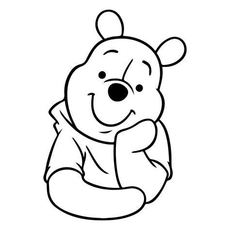 Outline Of Winnie The Pooh Image