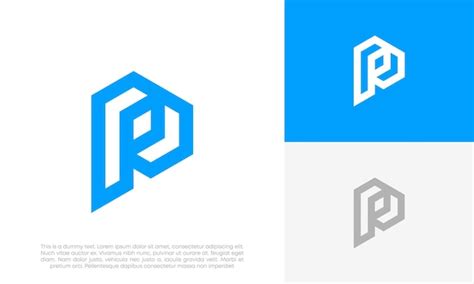 P Initial Logo Design