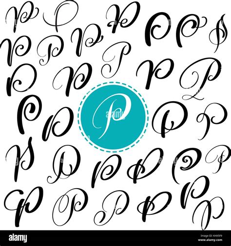 P Script Font