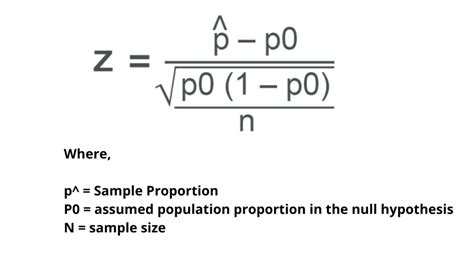 P Test Formula