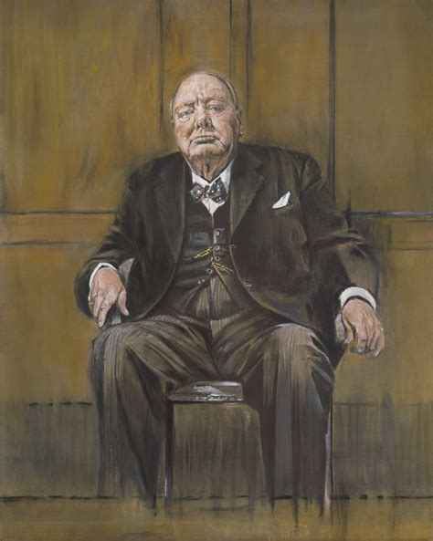 Painting Of Churchill By Sutherland