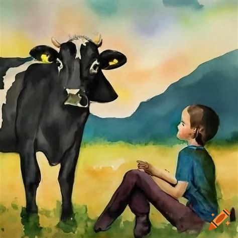 Painting Of Cows