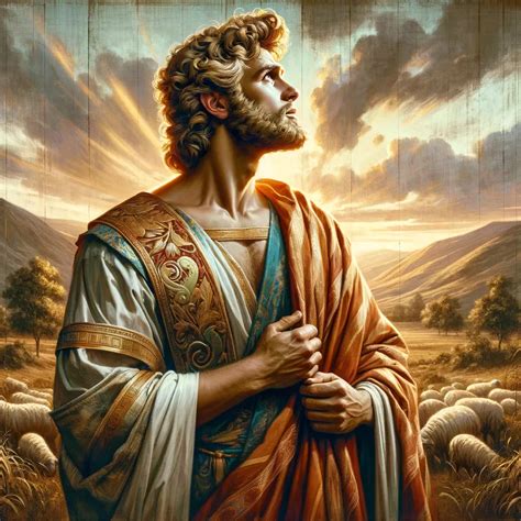 Painting Of David And God