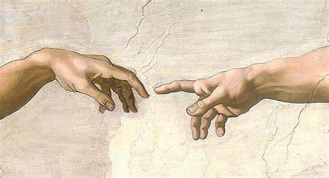 Painting Of Fingers Touching