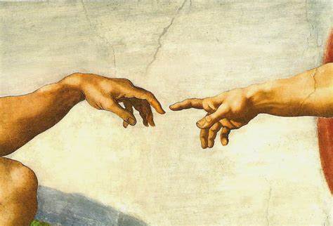 Painting Of God Pointing Finger