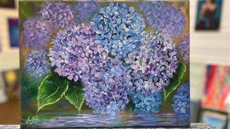 Painting Of Hydrangeas