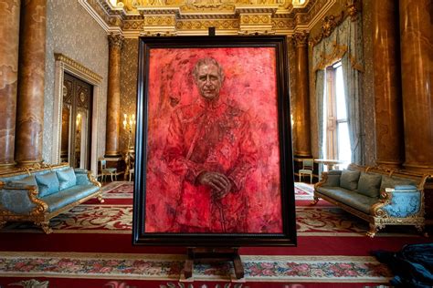 Painting Of King Charles In Red