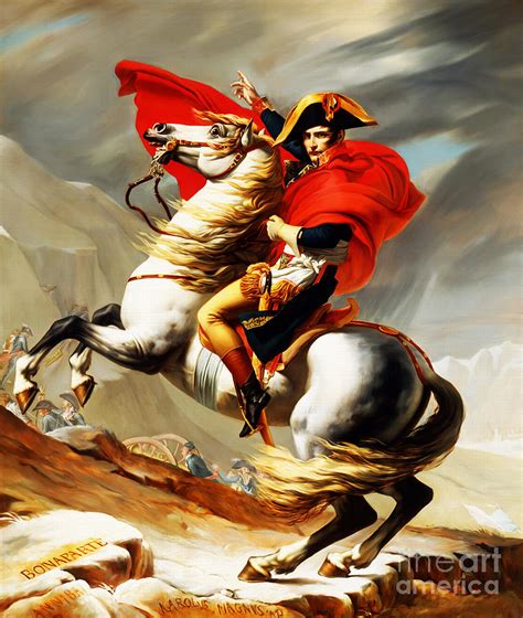 Painting Of Napoleon On A Horse