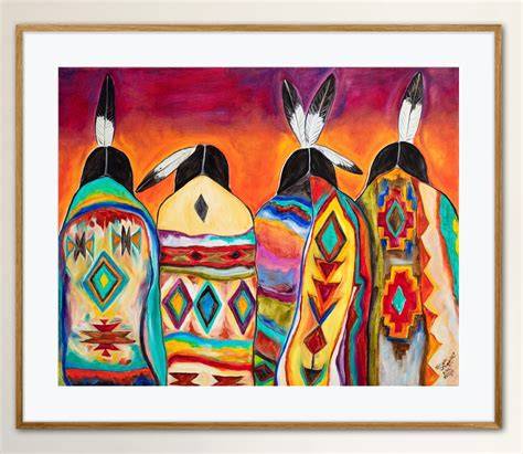 Painting Of Native American