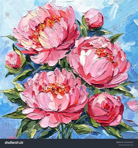 Painting Of Peonies